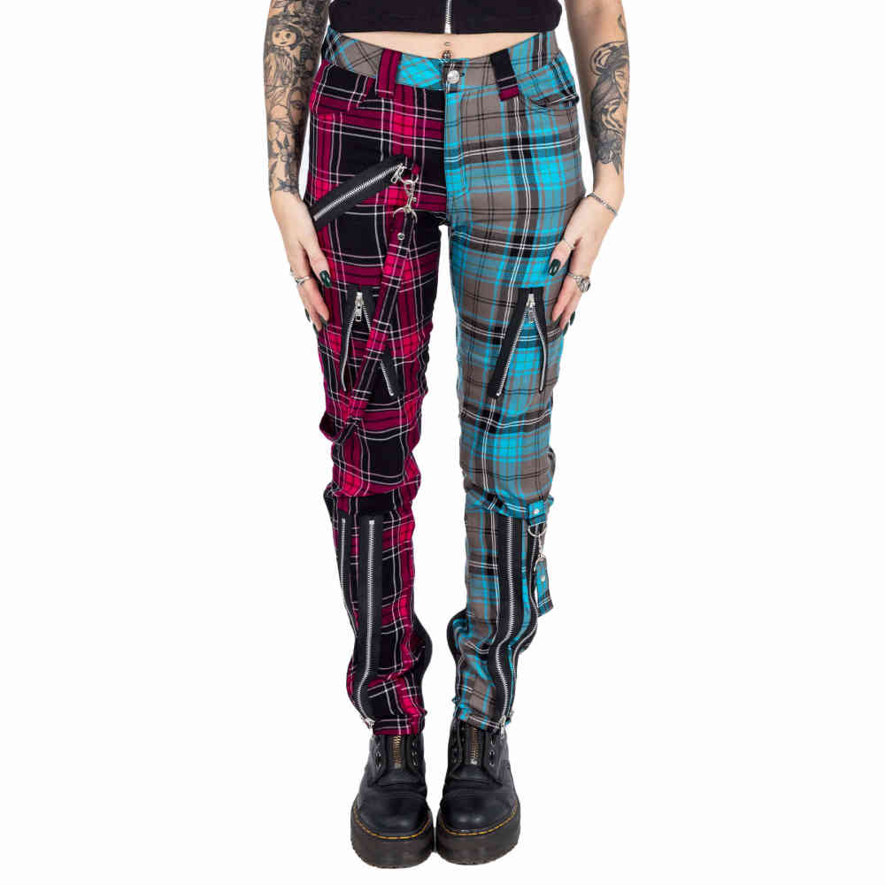 Chemical Black - Azaria Pants standard fit - Pink/Blue